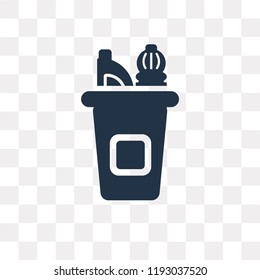 Cleaning vector icon isolated on transparent background, Cleaning transparency concept can be used web and mobile
