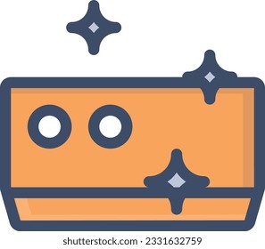 cleaning Vector illustration on a transparent background. Premium quality symbols. Stroke vector icon for concept and graphic design.