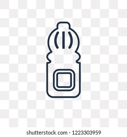 Cleaning vector outline icon isolated on transparent background, high quality linear Cleaning transparency concept can be used web and mobile