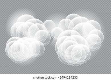 Cleaning and washing, isolated bubbly water with soap or detergent. Vector foam with bubbles, hygiene and cleanliness. Shaving product or shower gel, shampoo on transparent background, cartoon icon