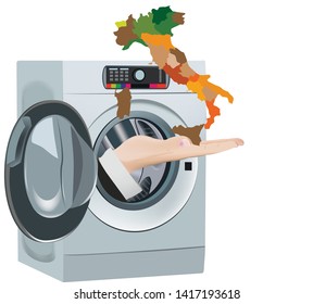 cleaning washing machine clean up Italy