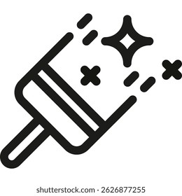 Cleaning, Washing Vector Line Icon