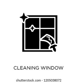 Cleaning Window icon. Cleaning Window symbol design from Cleaning collection. Simple element vector illustration on white background.
