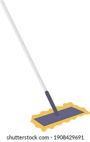 Cleaning wiper, illustration, vector on a white background.
