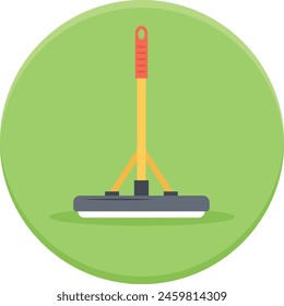 Cleaning Wiper with smooth rubber blade concept,  Janitorial Equipment  vector icon design, Labor Day Symbol, 1st of May Sign,  International Workers Day stock illustration