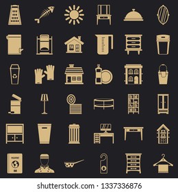 Cleaning work icons set. Simple style of 36 cleaning work vector icons for web for any design