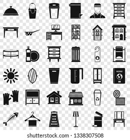 Cleaning work icons set. Simple style of 36 cleaning work vector icons for web for any design