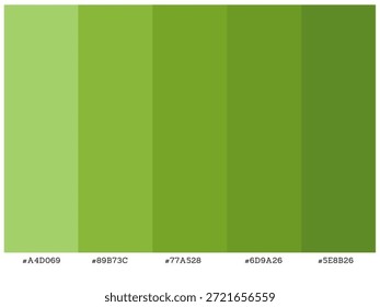 Cleanlined gradient palette suitable for interior spaces fashion and web design