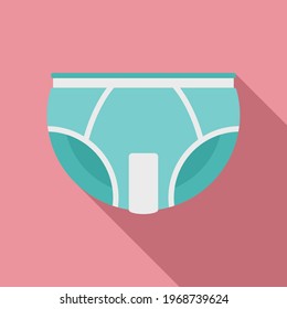 Cleanliness diaper icon. Flat illustration of Cleanliness diaper vector icon for web design