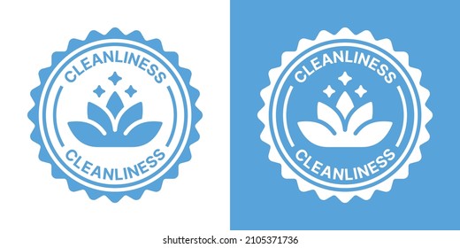 Cleanliness icon sign vector illustration. Hygiene label.