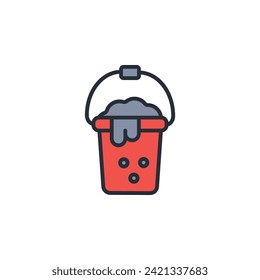 Symbol für Sauberkeit. vector.Editable stroke.linear style sign for use web design,logo.Symbol illustration.