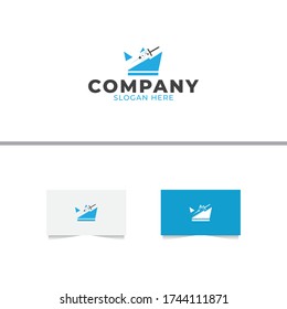 Cleans King Logo Design Vector Template
