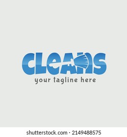  Cleans logo vector design template.