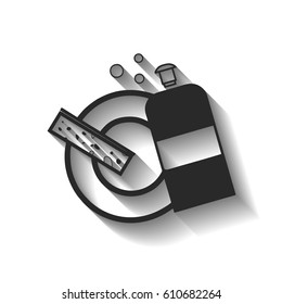 cleanser for dishes vector illustration