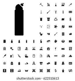 Cleanser icon illustration isolated vector sign symbol. cleaning icons vector set. on white background