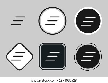 Clear All Icon . Web Icon Set. Collection Of High Quality Black Outline Logo For Web Site Design And Mobile Dark Mode Apps. Vector Illustration On A White Background	