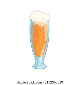 clear beer cup design over white