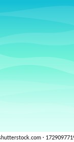 clear blue sky background cartoon . flat style happy color , vector lines template