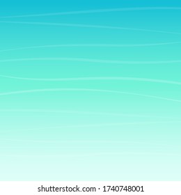 clear blue sky background cartoon . flat style happy color , vector lines template