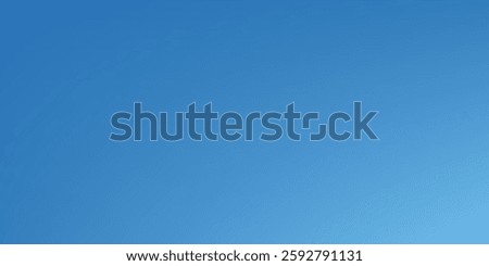 Clear blue sky. The sky is cloudless. Crystal blue background for lettering