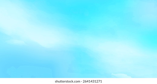 clear blue sky with a few clouds. The sky is very bright and the clouds are scattered throughout