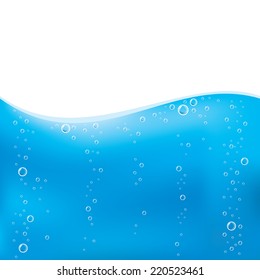 Clear blue water background