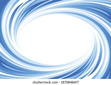 Clear blue water swirl frame svg
