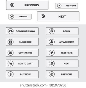Clear Buttons with Cylrcle Border