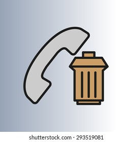 clear calls, color icon