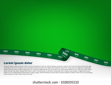 Clear Color Background With Saudi Arabia Flag. EPS10 Vector