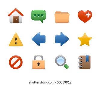 clear computer icons for design website, blog or presentation