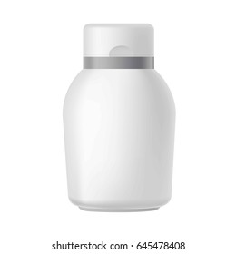 Frasco cosmético transparente
