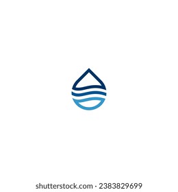 diseño del logotipo del agua potable