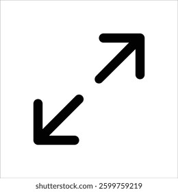 A clear expand icon for enlarging sections in an interface.