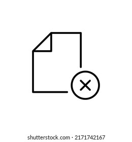 clear file editable stroke icon, Smart stroke icon