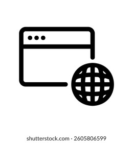 A clear graphic sign related to the theme browser