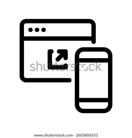 A clear graphic sign related to the theme browser