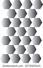 a clear grey pentagon box