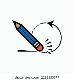 Clear History Icons. Symbol to Delete Story. Applied for Design, Presentation, Website or Apps Elements - Vector.
