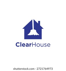 Vetor moderno do logotipo da casa clara