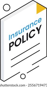 A clear icon of a policy document, useful for legal, governance, and administrative themes.