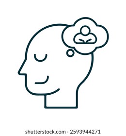 Clear mind with mental clarity concept