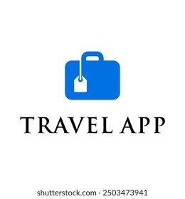 clear and modern travel app concept