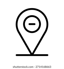 Clear Parking Location icon set for navigation, vehicle guidance, map marking, and travel planning
