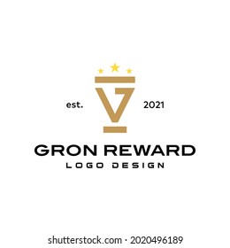 Clear and premium logo about award and letter G.
EPS 10, Vector.