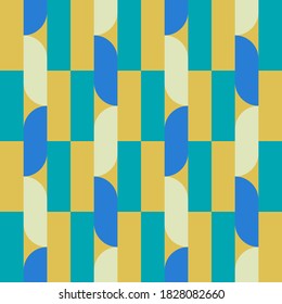Clear shapes and colors will transform any surface and make it attractive. Repeating pattern for the web, advertising, textiles, printing products, and any design projects.