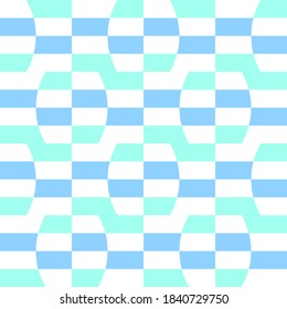 Clear shapes and colors will transform any surface and make it attractive. Seamless pattern for the web, advertising, textiles, printing products, and any design projects.