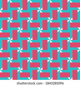 Klare Formen und Farben verändern jede Oberfläche und machen sie attraktiv. Nahtlose Muster für Web, Werbung, Textilien, Druckerzeugnisse und alle Design-Projekte.
