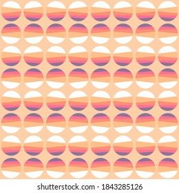 Clear shapes and colors will transform any surface and make it attractive. Seamless pattern for the web, advertising, textiles, printing products, and any design projects.