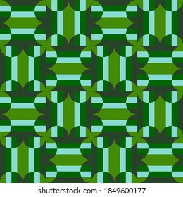 Clear shapes and colors will transform any surface and make it attractive. Seamless pattern for the web, advertising, textiles, printing products, and for any design projects.